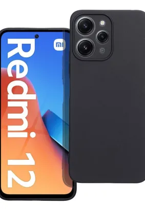 Futerał MATT do XIAOMI Redmi 12 4G / Redmi 12 5G czarny