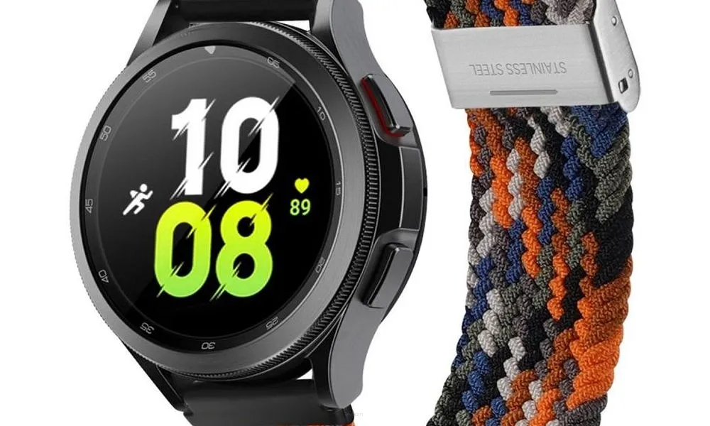 DUX DUCIS Mixture II - pleciona opaska do Samsung Galaxy Watch / Huawei Watch / Honor Watch (20mm band) camo