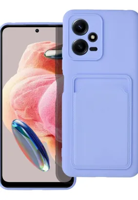 Futerał CARD CASE do XIAOMI Redmi NOTE 12 5G fioletowy