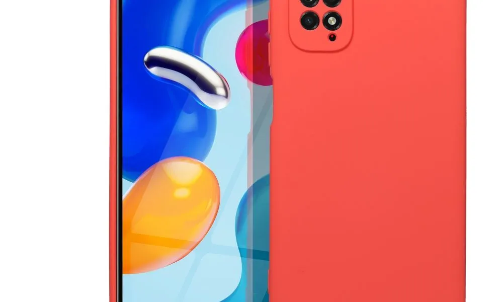 Futerał SILICONE do XIAOMI Redmi Note 11 / 11S brzoskwiniowy