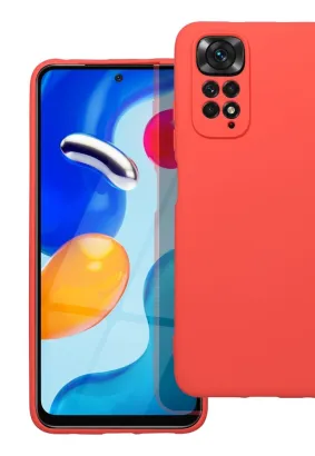 Futerał SILICONE do XIAOMI Redmi Note 11 / 11S brzoskwiniowy