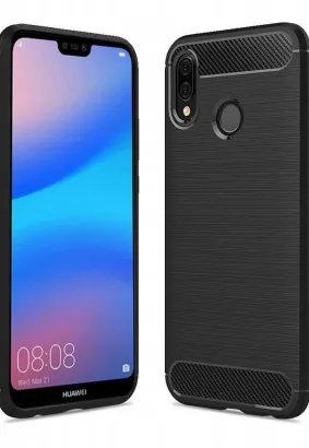 Futerał CARBON do HUAWEI P20 LITE czarny