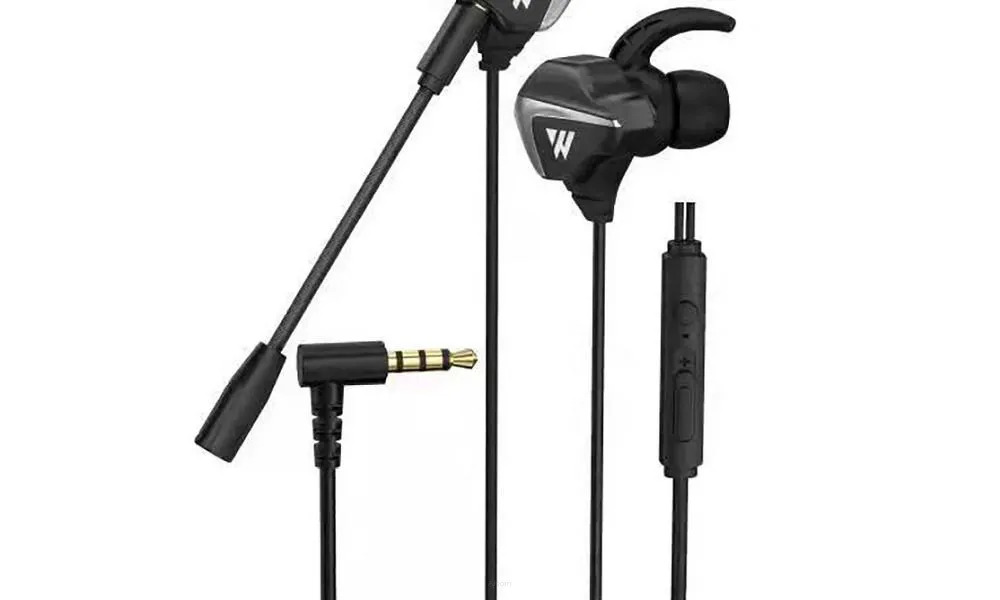 Douszne Słuchawki Gamingowe 3D Stereo Sound z Odłączanym Mikrofonem Wintory M31 Czarne