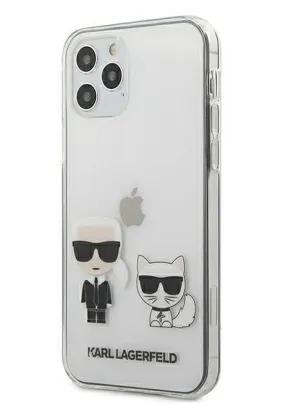 Oryginalne Etui KARL LAGERFELD Hardcase KLHCP12MCKTR do iPhone 12 / 12 PRO transparent