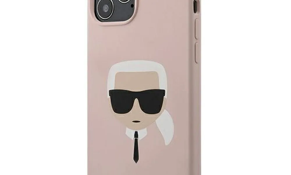 Oryginalne Etui KARL LAGERFELD Hardcase KLHCP12LSLKHLP do iPhone 12 PRO MAX różowy