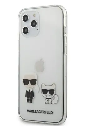 Oryginalne Etui KARL LAGERFELD Hardcase KLHCP12LCKTR do iPhone 12 PRO MAX transparent