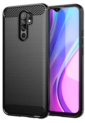 Futerał CARBON do XIAOMI Redmi 9 czarny