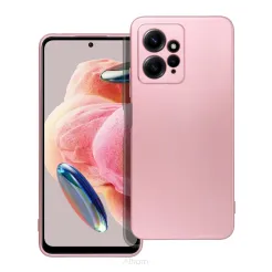 Futerał METALLIC do XIAOMI Redmi Note 12 4G różowy