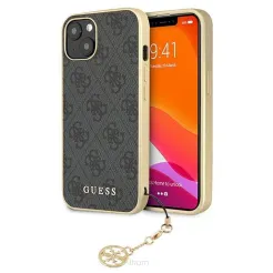 Oryginalne Etui GUESS Hardcase GUHCP13SGF4GGR do iPhone 13 MINI (Kolekcja 4G Charms / szary)