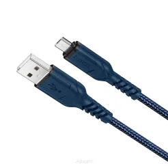 HOCO kabel USB do Micro 2,4A VICTORY X59 1 m niebieski
