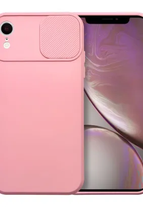 Futerał SLIDE do IPHONE XR jasnoróżowy