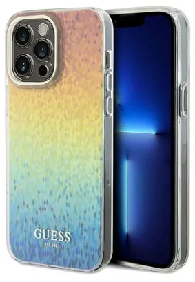 GUESS futerał do IPHONE 13 Pro GUHCP13LHDECMI (IML Faceted Mirror / disco iridescent) wielokolorowy