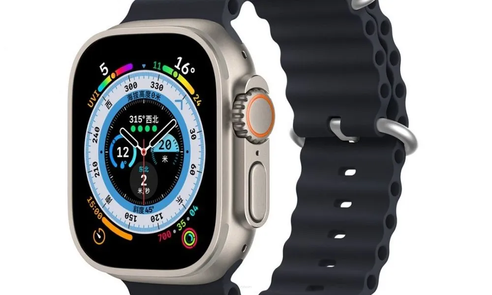 DUX DUCIS Ocean Wave - sportowy pasek silikonowy do Apple Watch 38/40/41mm grafitowy