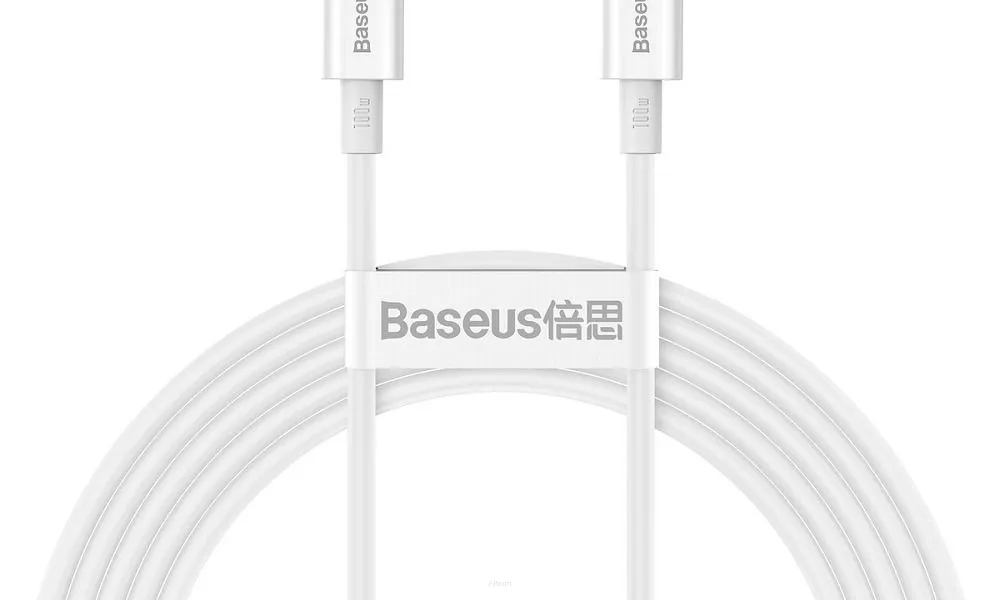 BASEUS kabel Typ C do Typ C PD100W Power Delivery Superior Series Fast Charging CATYS-C02 2 metr biały