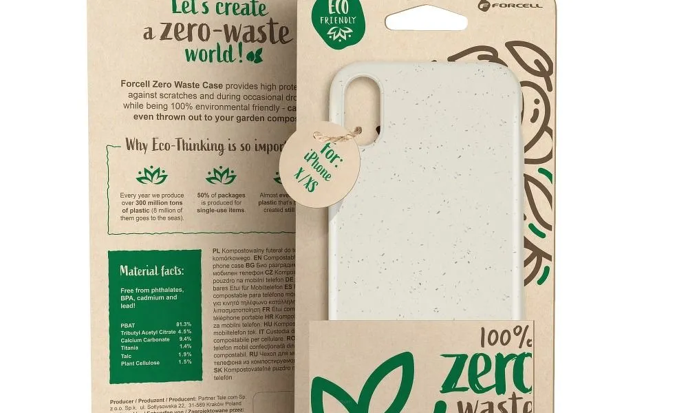 Futerał Forcell BIO - Zero Waste Case do SAMSUNG S21 nature