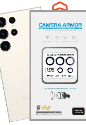 Szkło szafirowe X-ONE na obiektyw aparatu Camera Armor - do Samsung Galaxy S23 Ultra