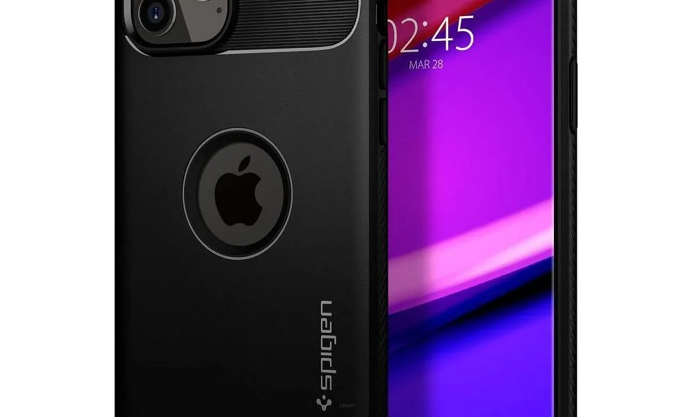 Futerał SPIGEN Rugged Armor do IPHONE 12 / 12 PRO matte black