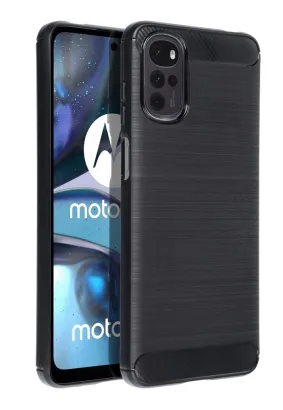 Futerał CARBON do MOTOROLA G22 czarny