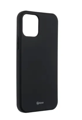 Futerał Roar Colorful Jelly Case - do iPhone 12 / 12 Pro Czarny