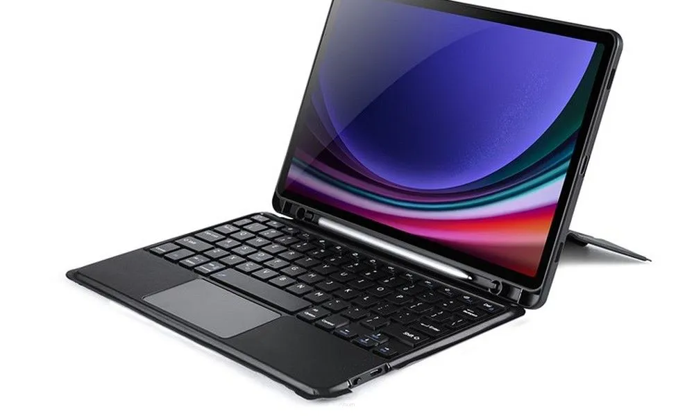 DUX DUCIS DK - etui składane z klawiaturą bezprzewodową do Samsung Tab S9 czarne