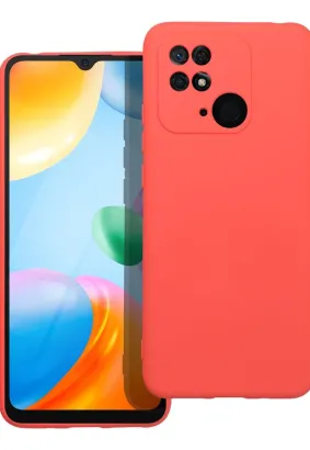 Futerał SILICONE do XIAOMI Redmi 10C brzoskwiniowy