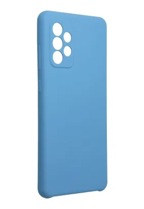 Futerał SILICONE PREMIUM do SAMSUNG Galaxy A72 LTE ( 4G ) / A72 5G niebieski (16)
