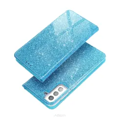 Kabura Forcell SHINING Book do SAMSUNG Xcover 4 niebieski