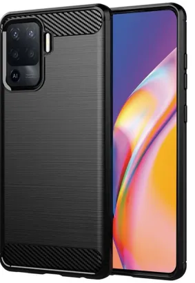 Futerał CARBON do OPPO A94 5G / F19 Pro Plus 5G / Reno 5Z
 czarny