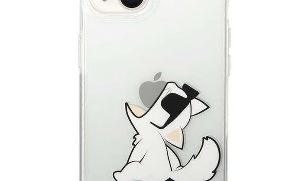 Oryginalne Etui KARL LAGERFELD Hardcase KLHCP14MCFNRC do iPhone 14 PLUS (Choupette Eat / transparent)