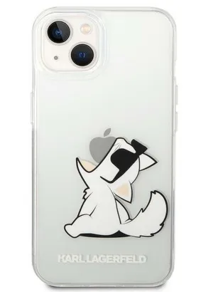 Oryginalne Etui KARL LAGERFELD Hardcase KLHCP14MCFNRC do iPhone 14 PLUS (Choupette Eat / transparent)