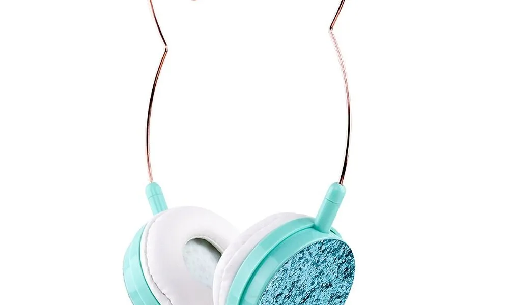 Słuchawki nagłowne CAT EAR model YLFS-22 Jack 3,5mm niebieskie