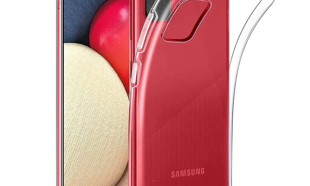 Futerał BACK CASE ULTRA SLIM 0,3 mm do SAMSUNG A02s transparentny