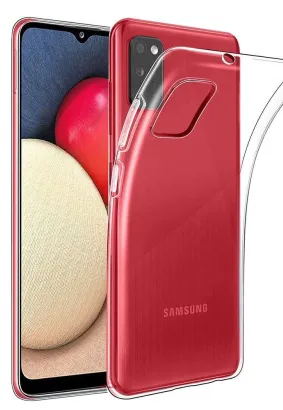 Futerał BACK CASE ULTRA SLIM 0,3 mm do SAMSUNG A02s transparentny