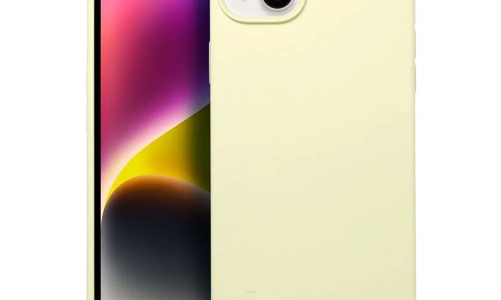 Futerał Roar Cloud-Skin - do iPhone 14 Plus Jasnożółty