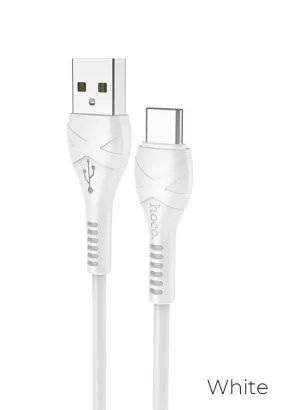 HOCO kabel USB do Typ C Cool power X37 1 metr biały