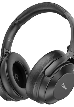 HOCO słuchawki bezprzewodowe / bluetooth nagłowe Sound Active Noise Reduction ANC W37 czarne