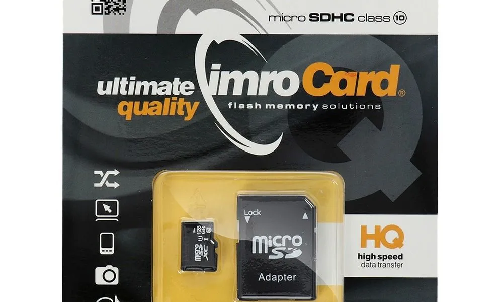 Karta Pamięci IMRO microSD 128GB CLASS 10 UHS I 100MB/s z adapterem SD