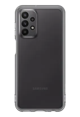 Oryginalny Futerał Soft Clear Cover EF-QA236TBEGWW Samsung Galaxy A23 5G czarny blister