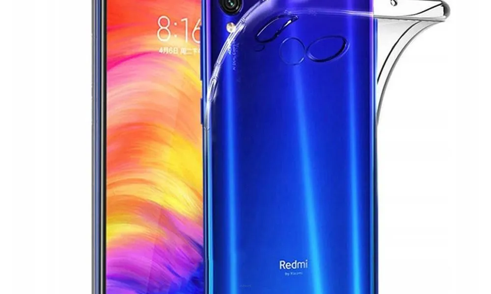 Futerał BACK CASE ULTRA SLIM 0,5 mm do XIAOMI Redmi Note 7