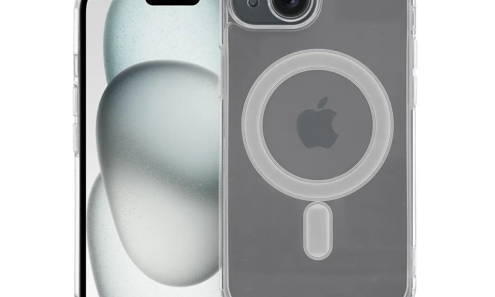 Futerał CLEAR MAG COVER z ochroną aparatu kompatybilny z MagSafe do IPHONE 15 transparentny