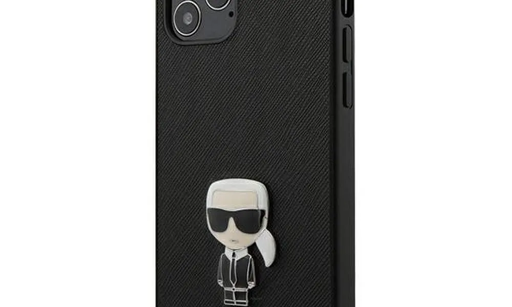 Oryginalne Etui KARL LAGERFELD Hardcase KLHCP12LIKMSBK do iPhone 12 PRO MAX czarny