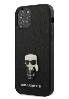 Oryginalne Etui KARL LAGERFELD Hardcase KLHCP12LIKMSBK do iPhone 12 PRO MAX czarny