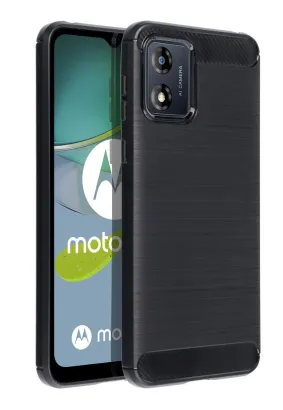 Futerał CARBON do MOTOROLA E13 czarny