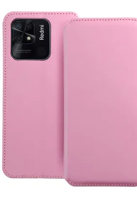 Kabura Dual Pocket do XIAOMI Redmi 10c jasny różowy