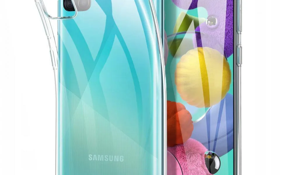 Futerał Back Case Ultra Slim 0,3mm do SAMSUNG Galaxy A71 transparent