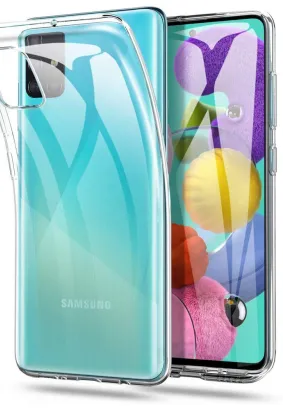Futerał Back Case Ultra Slim 0,3mm do SAMSUNG Galaxy A71 transparent