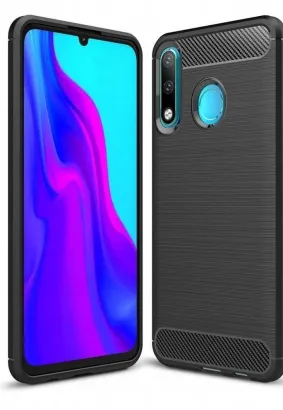 Futerał CARBON do HUAWEI P30 Lite czarny