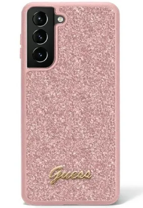 GUESS futerał do SAMSUNG S23 GUHCS23SHGGSHP (Fixed Glitter) rózowy