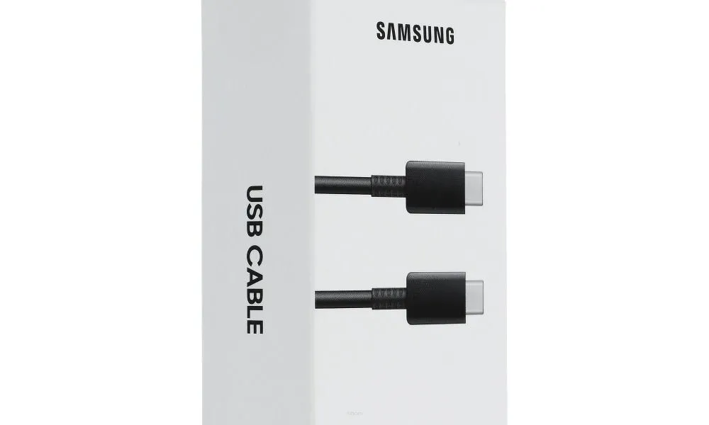 Oryginalny Kabel USB Samsung EP-DN975BBEGWW USB typ C - USB typ C 5A czarny blister