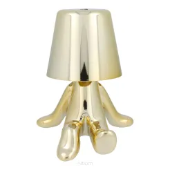 Lampka nocna GOLD MAN Art Deco siedzący (wzór 9) MLTL